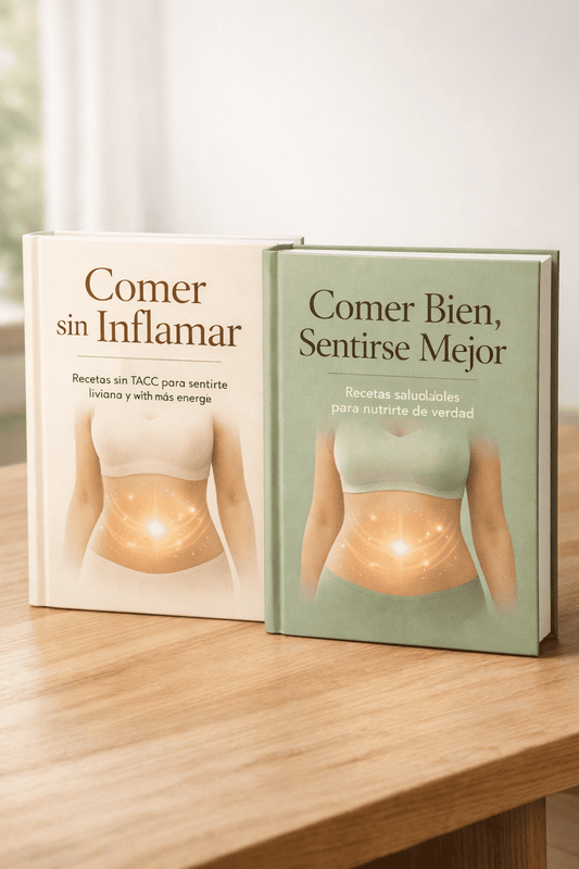 2 Ebooks para Desinflamar, Comer Mejor y Tener Más Energía + 6 BONUS de regalo