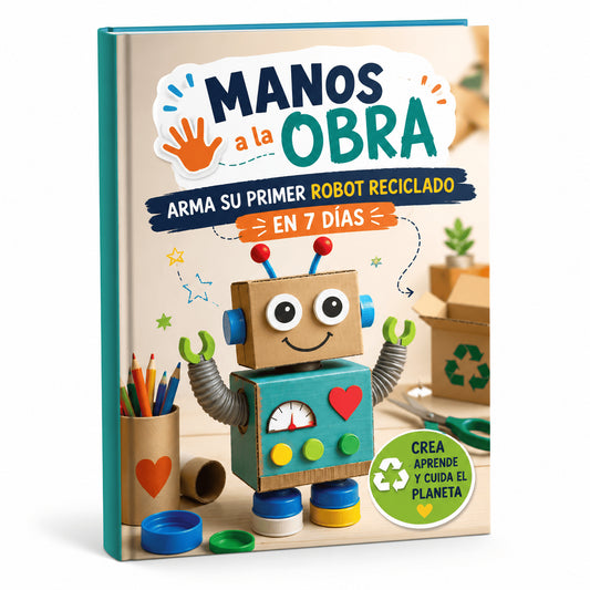 Manos a la Obra - Arma su Primer Robot Reciclado en 7 Días 🤖